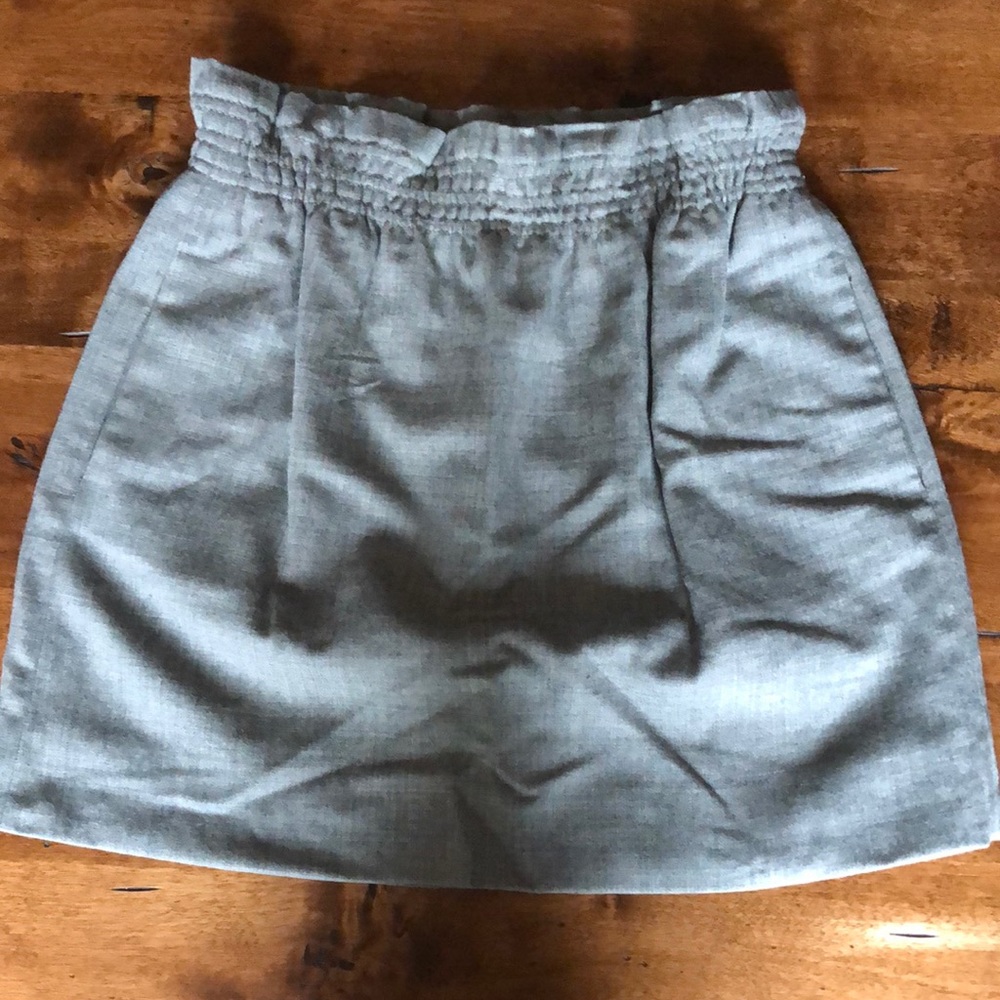J. Crew grey wool skirt